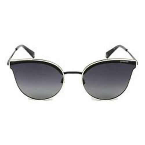 Polaroid PLD4056S-J5GWJ Black Gold Metal Frame Grey Lense Women`s Sunglasses