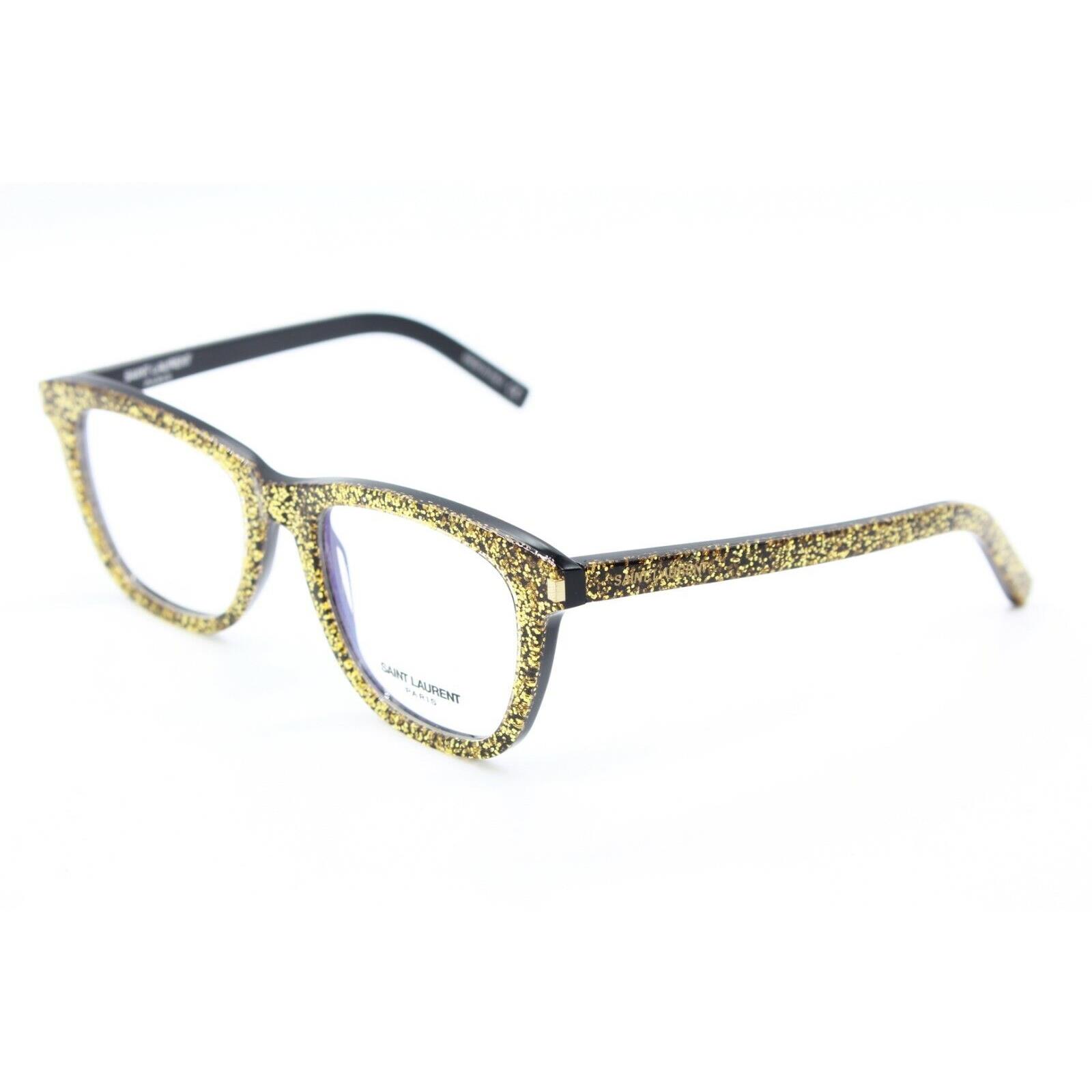 Saint Laurent SL 168 003 Gold Frames RX Eyeglasses SL168 50-19 - BLACK GOLD Frame