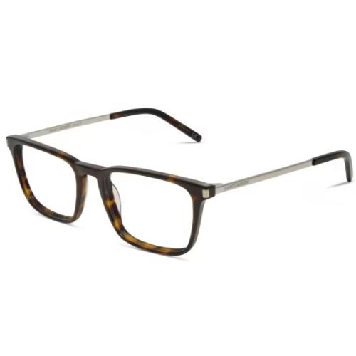 Yves Saint Laurent SL112/F 002 Dark Havana Silver Eyeglasses 54-16