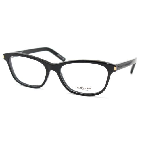 Yves Saint Laurent SL 12 001 Shiny Black Eyeglasses Frame 52-16