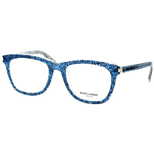 Yves Saint Laurent SL 168 004 Blue Glitter Eyeglasses Frame 50-19