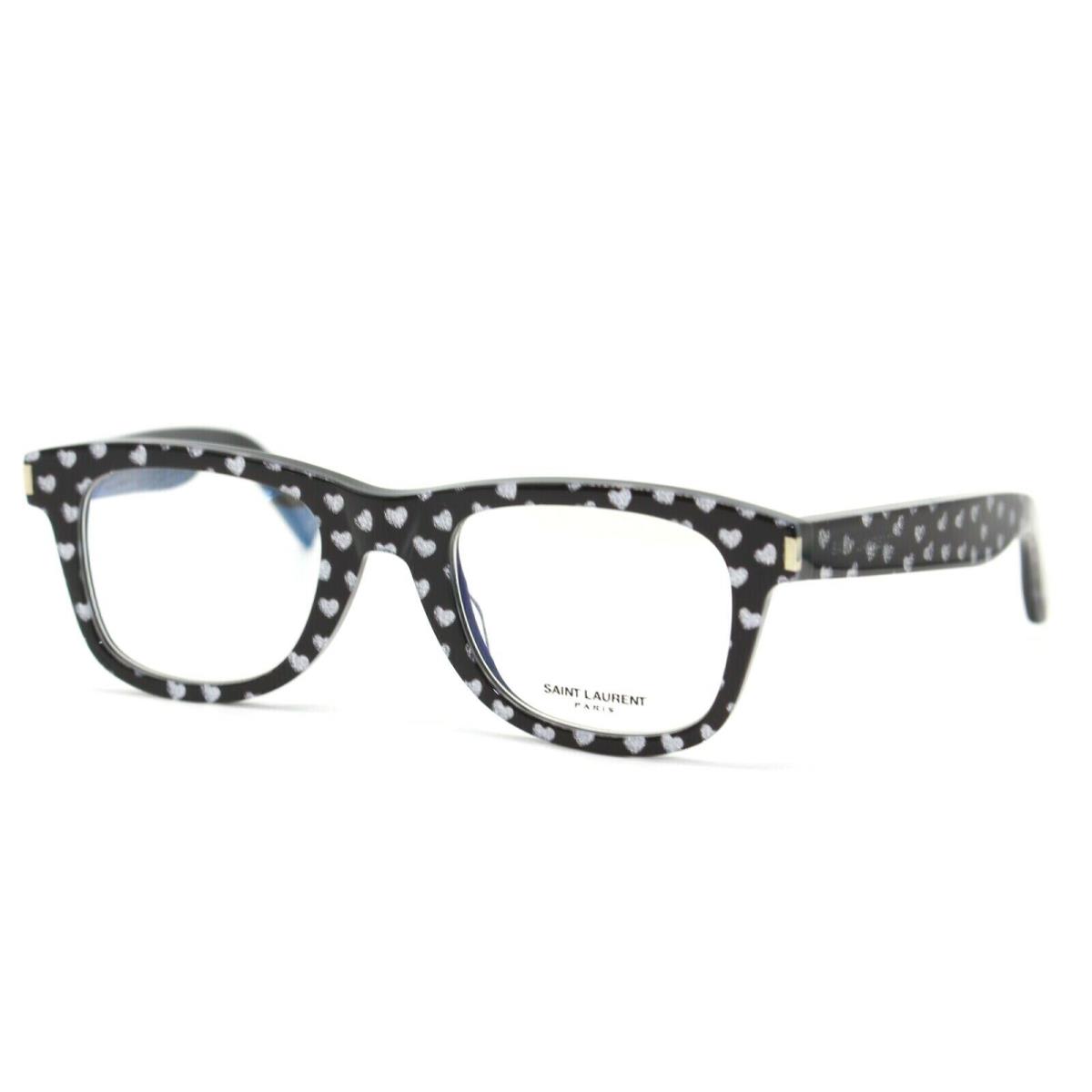 Yves Saint Laurent SL50 009 Pearl Hearts ON Black Eyeglasses 48-22