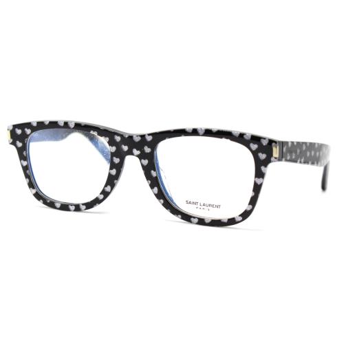 Yves Saint Laurent SL 50/F 005 Pearl Hearts ON Black Eyeglasses 50-22