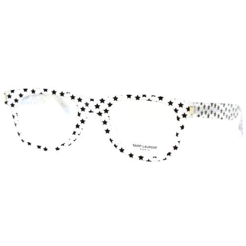 Yves Saint Laurent SL 50 014 Black Stars ON Pearl Eyeglasses 48-22