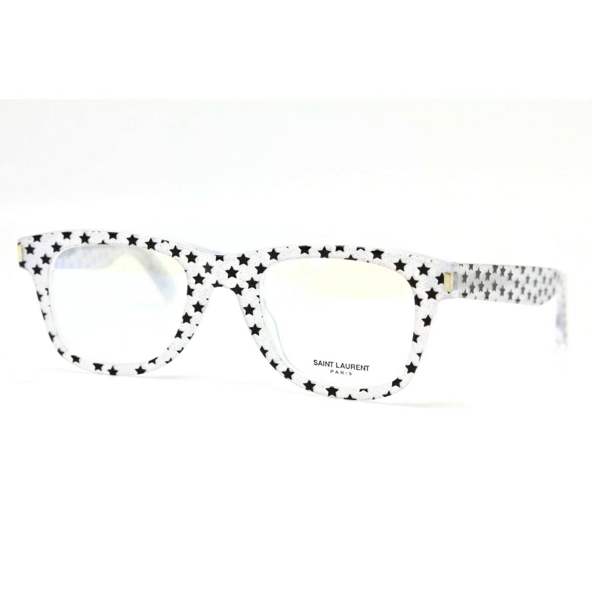 Yves Saint Laurent SL 50 014 White/black Stars Eyeglasses 48-22