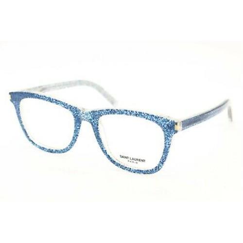 Saint Laurent SL 168 004 Blue Frames RX Eyeglasses SL168 50-19
