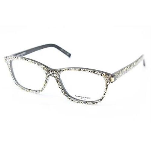 Saint Laurent SL 12 010 Silver Frames RX Eyeglasses SL12 52-16