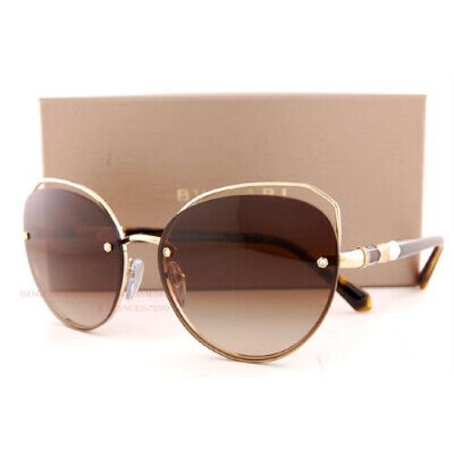 Bvlgari Sunglasses BV 6136B 278/13 Gold/brown Gradient For Women