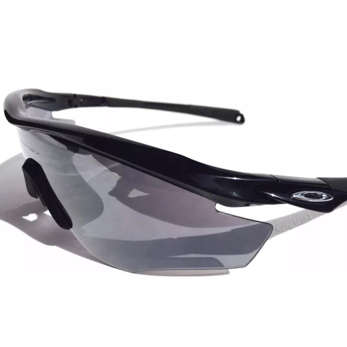 Oakley M2 Frame Black W Grey Lens Baseball Bike Tennis Sunglass 9343-01