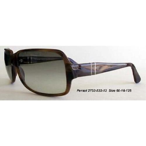 Persol 2733 Sunglasses Olive / Brown Horn