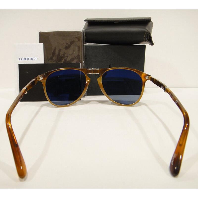 Persol sunglasses  - Light Havana Frame, Blue Lens 6