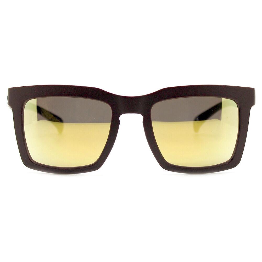 Adidas Originals Brown/gold Oversized Square Mirror Sunglasses -sale - Frame: Brown/Gold, Lens: Gold Mirror Lens
