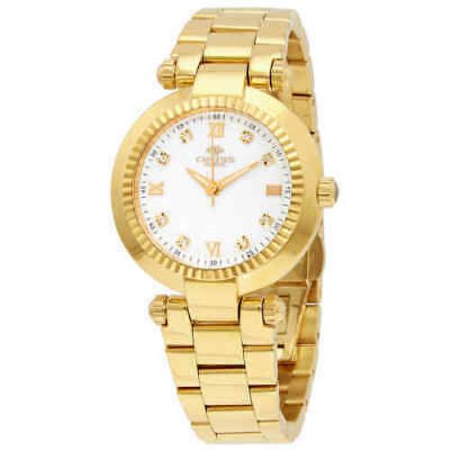 Oniss Mop Dial Yellow Gold-tone Ladies Watch ON615-LG