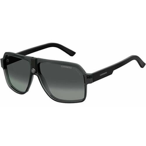 Carrera CA33S 0R6S 9O Men`s Black Gray Navigator Sunglasses w/ Gradient Lens