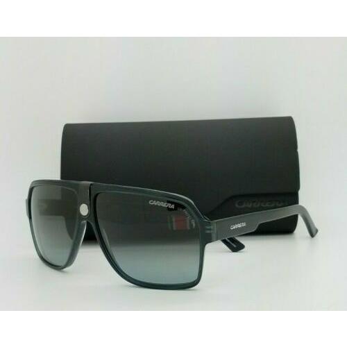 Carrera CA33S 0R6S 9O Men`s Black Gray Navigator Sunglasses w/ Gradient Lens