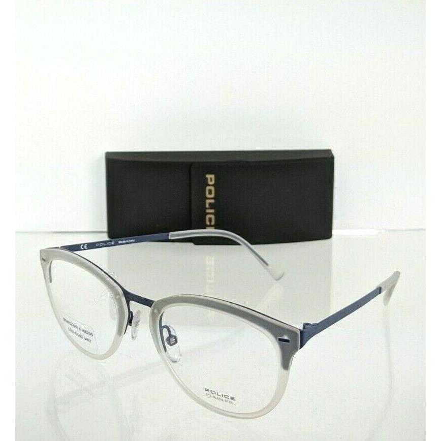 Police Eyeglasses Triumph 2 Vpl 283 Col. 08AS Blue Frame