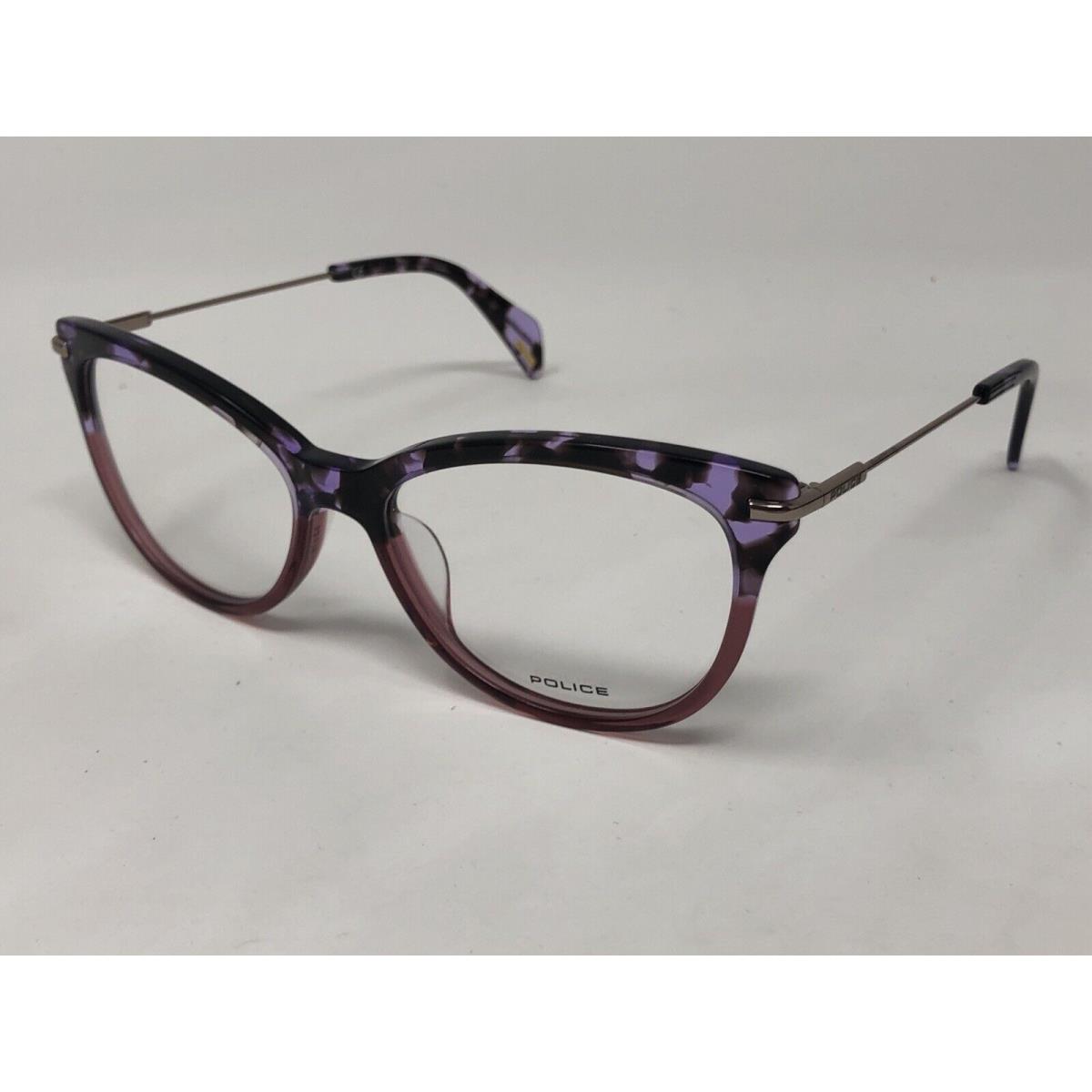 Police Goldeneye 5 Eyeglasses Frame VPL505 COL0897 53-16-140 Purple/pink M802