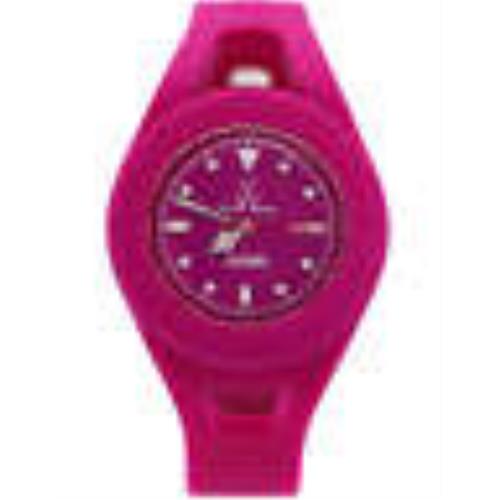Toywatch Toy Watch JL04PS Hot Pink Jelly Looped Womens Watch