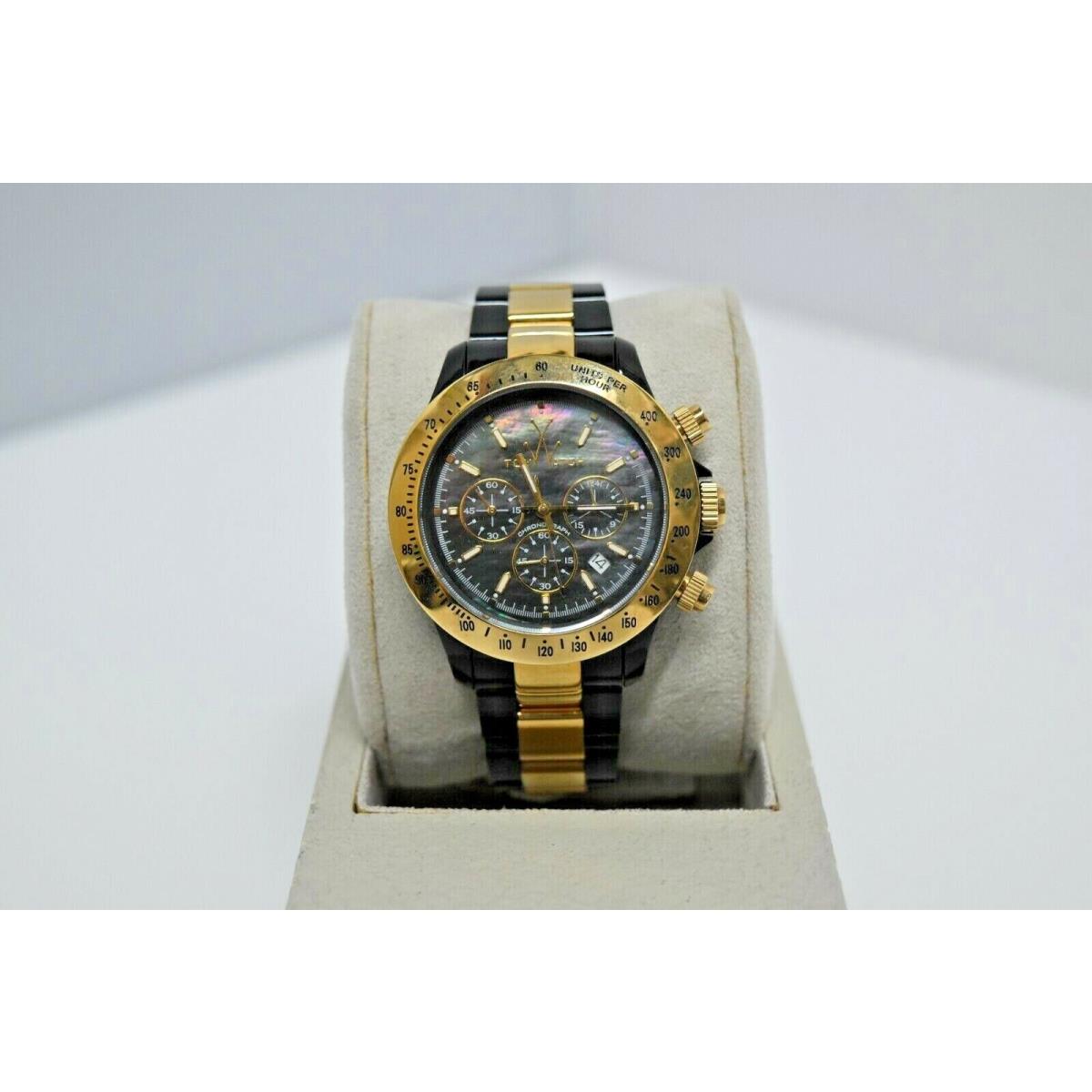Toy Watch Plasteramic Chrono Gold Black 11218-GD Watch
