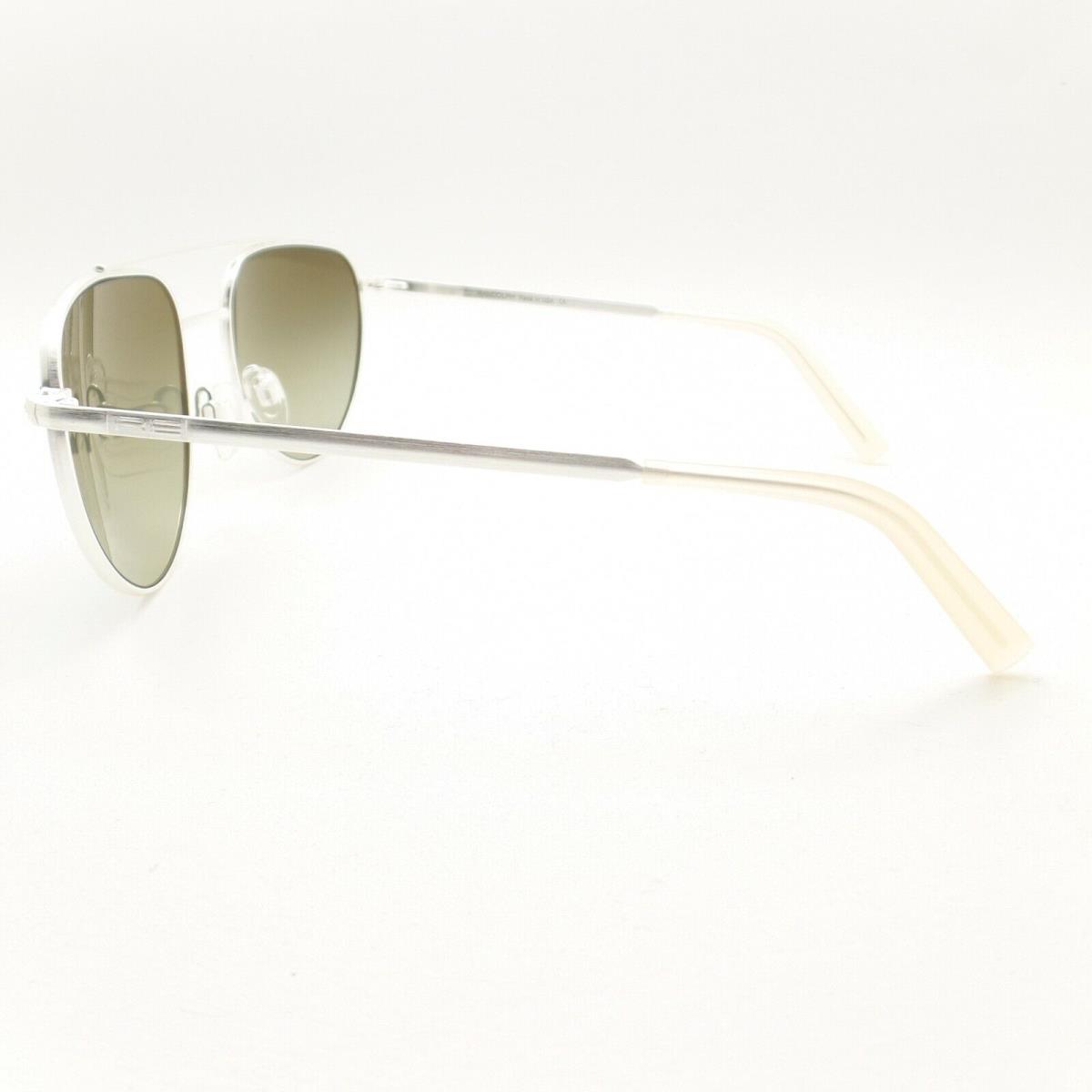 Randolph Noyes Satin Silver Evergreen 55mm Skull USA New Sunglasses NS001