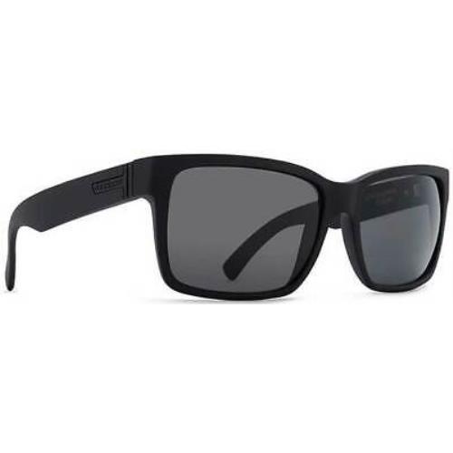 Von Zipper Elmore Sunglasses - Black Satin / Grey