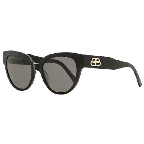Balenciaga Oval Sunglasses BB0050S 001 Black/gold 55mm