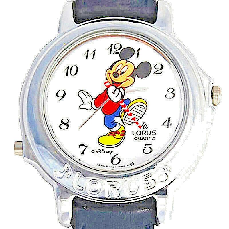 Lorus Mickey Musical Disney Unworn Silver Watch Plays Leader Of The Band `RTR009`