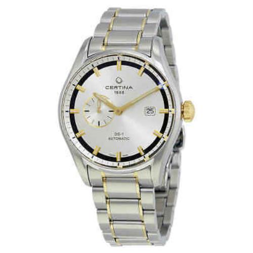 Certina DS 1 Automatic Silver Dial Men`s Watch C0064282203100