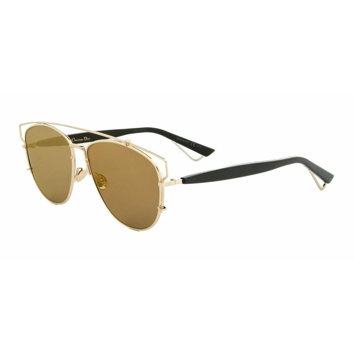 Dior Technologic Gold Black/gold Mirrored RHL/83 Sunglasses