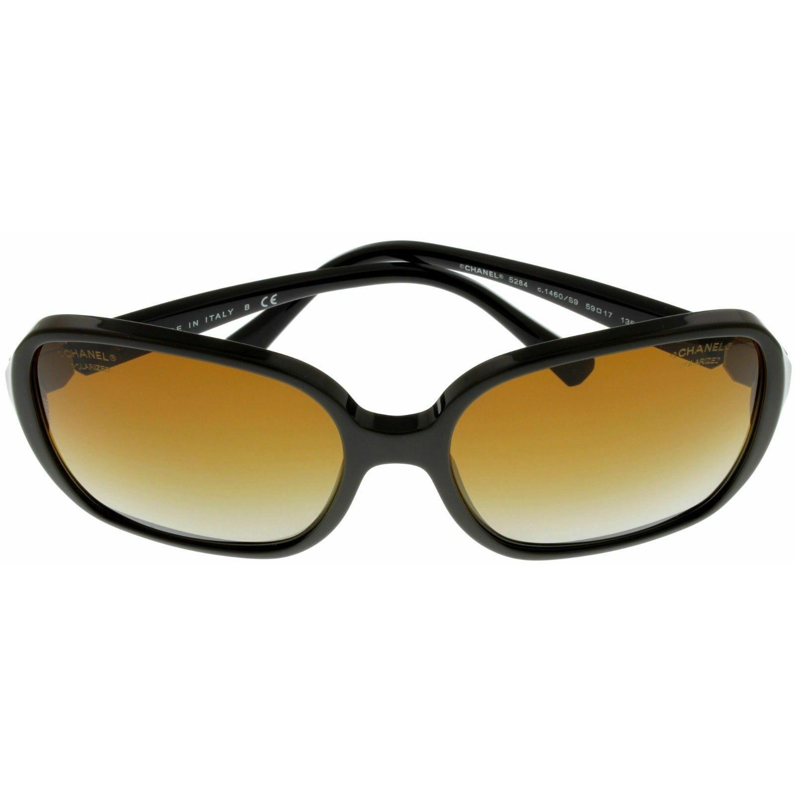 Chanel Sunglasses Women Brown Gradient Polarized Square CH5284 1460S9