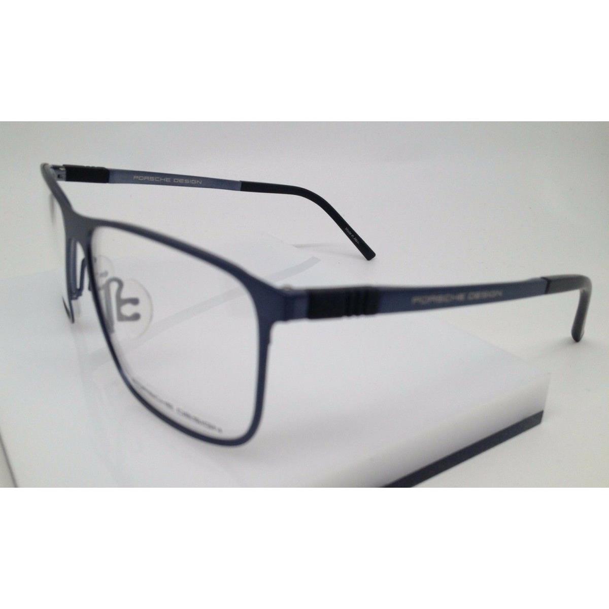 Porsche P`8256 Matte Blue Metal Eyeglasses Frame 57-16-145 Italy