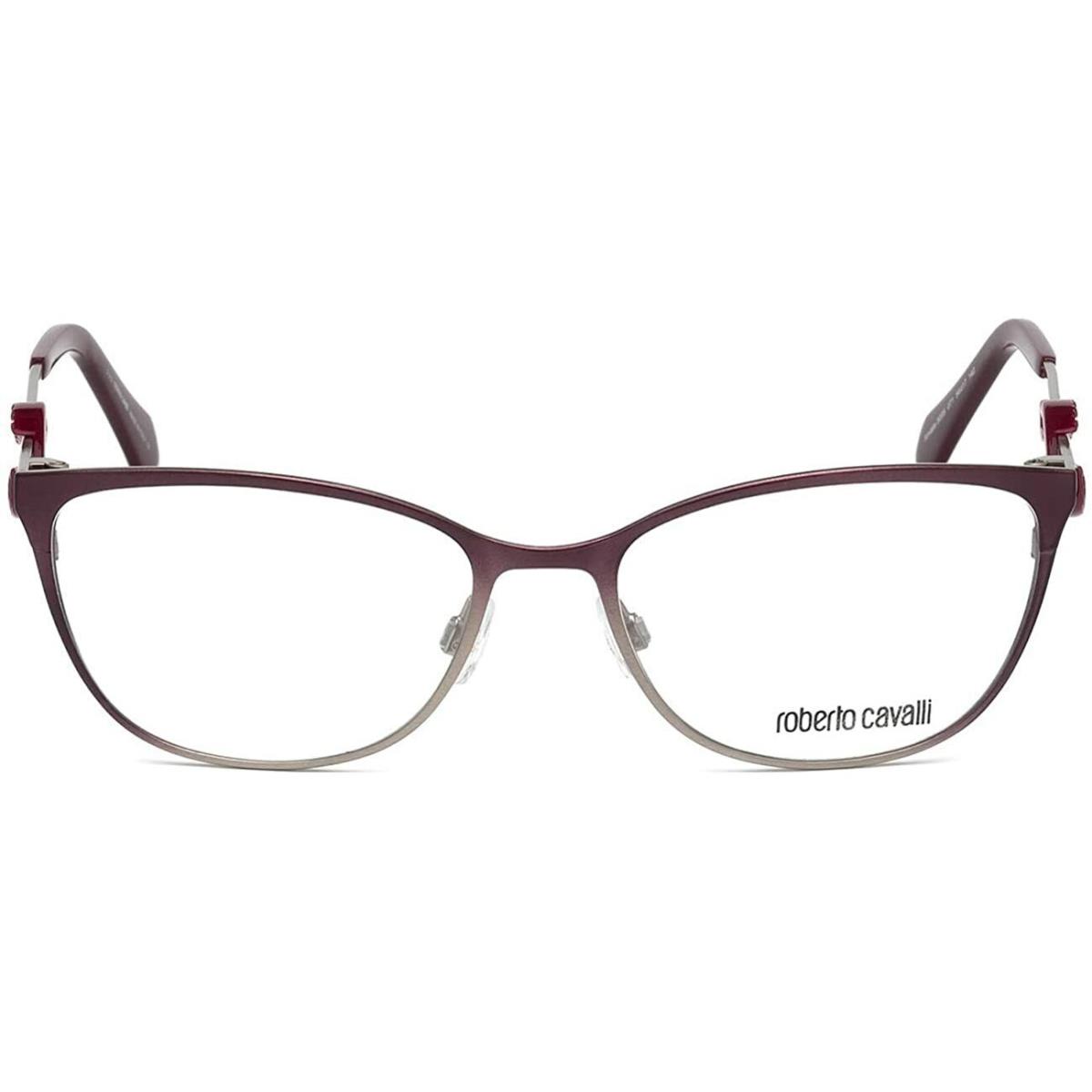 Roberto Cavalli Amiata RC5005 071 Metallic Red 028 Eyeglasses Frame 54-17-140