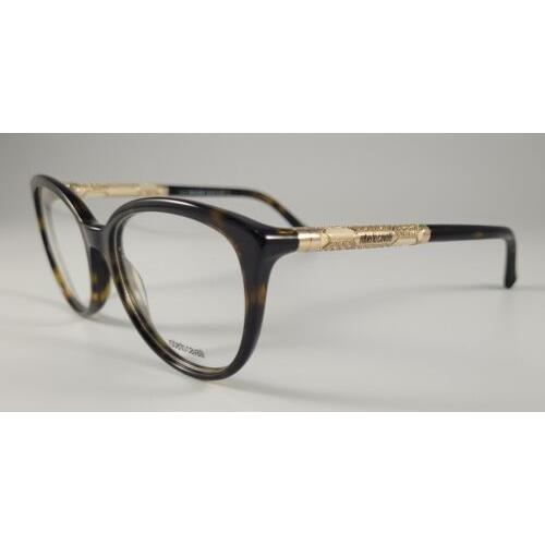 Roberto Cavalli Eyeglasses Segin 963 Color 052 Dark Havana Size 54 Cat Eye