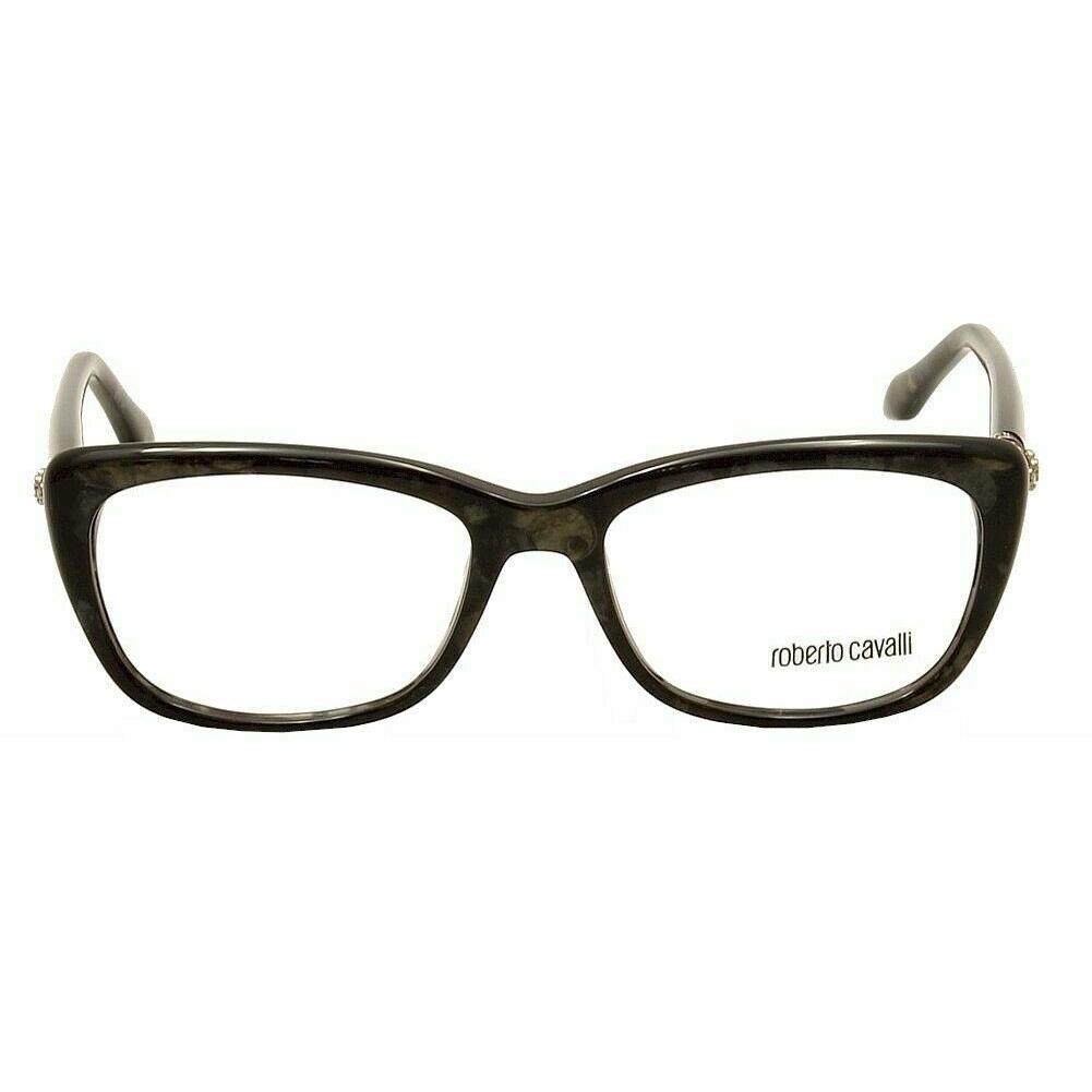 Roberto Cavalli Martinica RC715 05A Black Marble Eyeglasses 54-17-140 RC0715