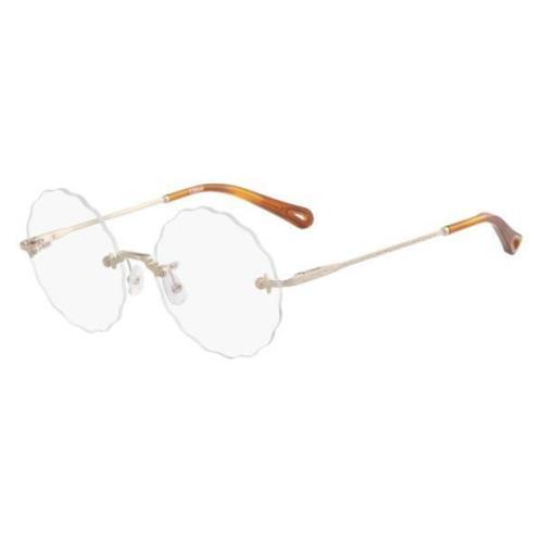 Chloe CE 2147 906 Medium Gold Rimless Eyeglasses 55mm with Case