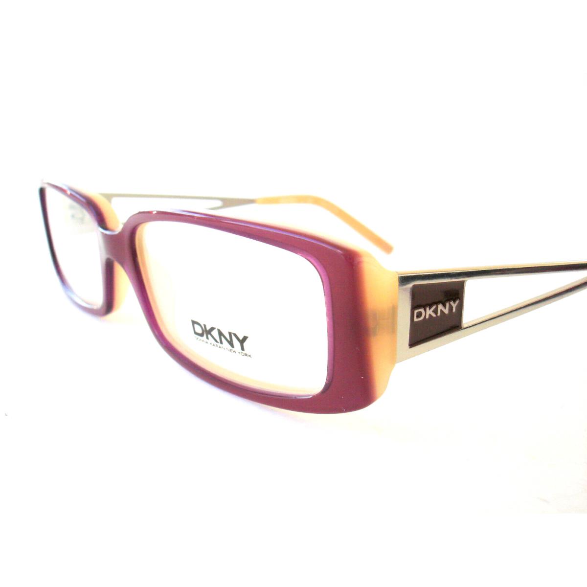 Dkny Eyeglasses Frame DY 4607 Plum Bone 3480 52-18-135