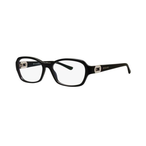 Bvlgari BV4071B 501 Black Eyeglass Frame Size 53mm