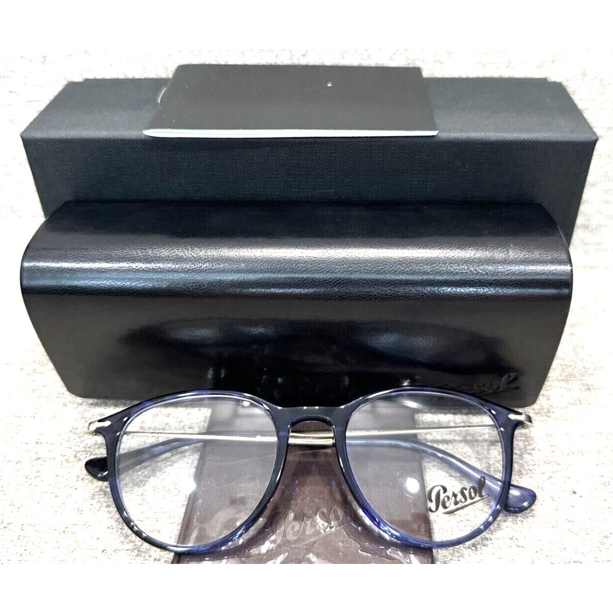 Persol P 3147-V 95 Black Eyeglasses Frames RX P3147-V 48-19