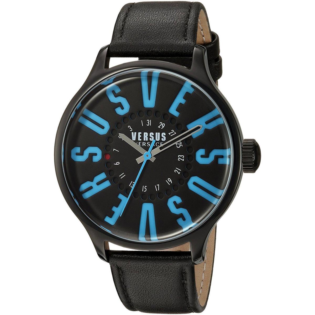 Versus by Versace Women`s SBI060016 `city 3H` Quartz Leather Watch