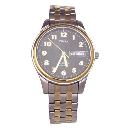 Timex T26481 Easy Reader Men`s 2-Tone Expansion Day/date Indiglo