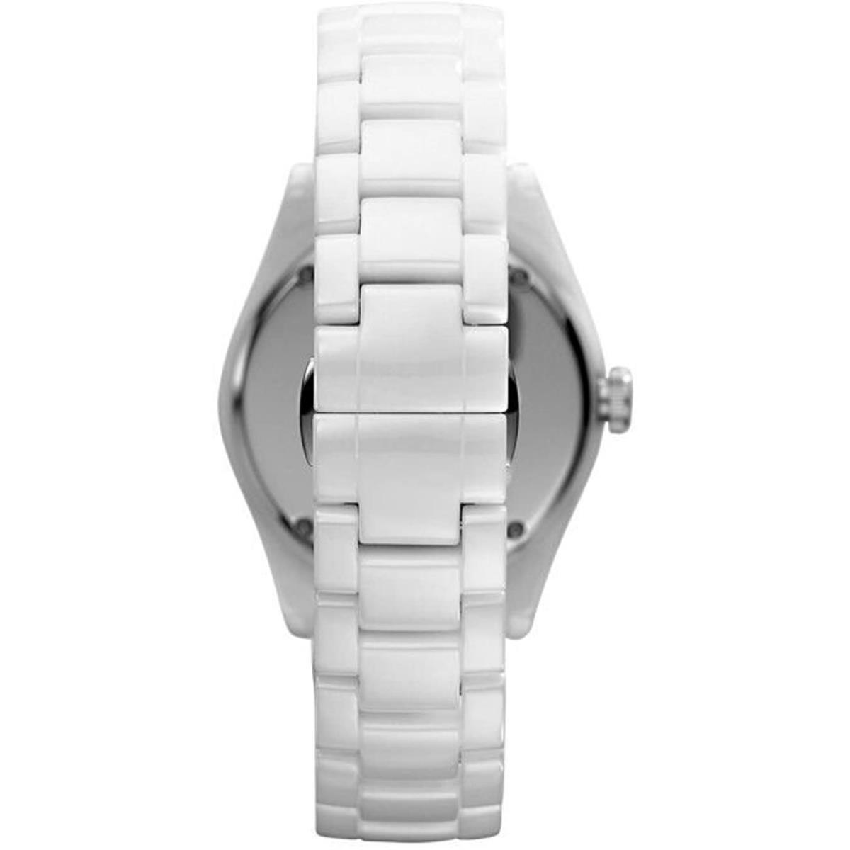 Emporio Armani watch  - Mother Of Pearl Face, Mother of Pearl Dial, White Band