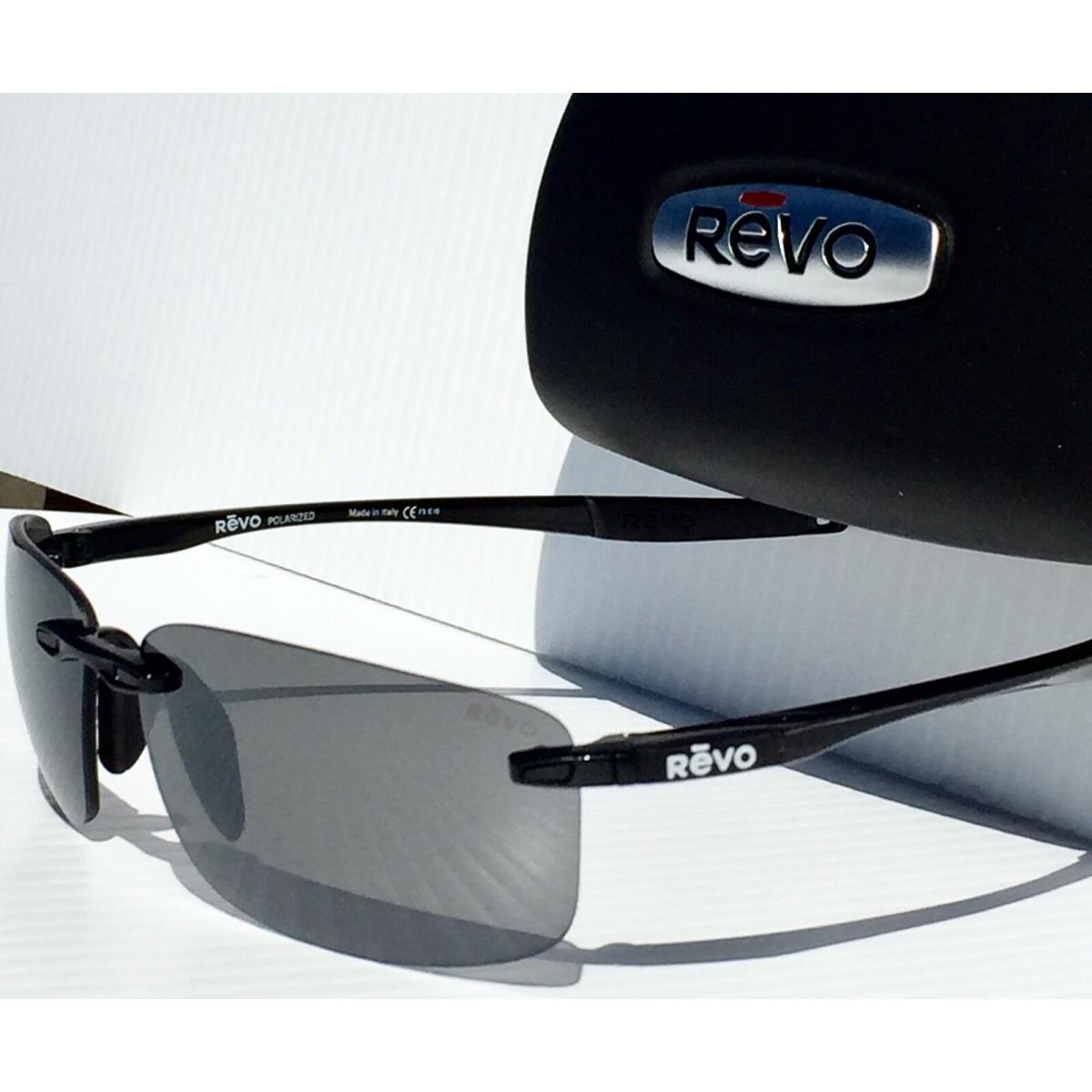 NEW Revo Descend N BLACK w POLARIZED Stealth Mirror Lens Sunglass 4059 01 ST 