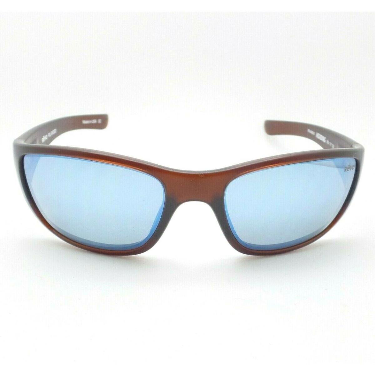 Revo sunglasses  - Matte Brown Frame, Blue Water Lens