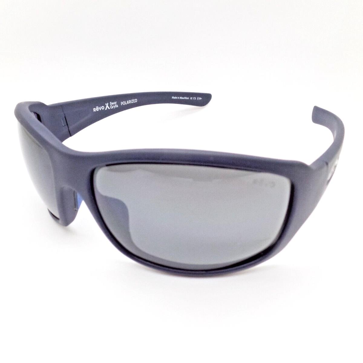 Revo sunglasses  - Grey (Blue) , Matte Blue Frame, Graphite Mirror Lens