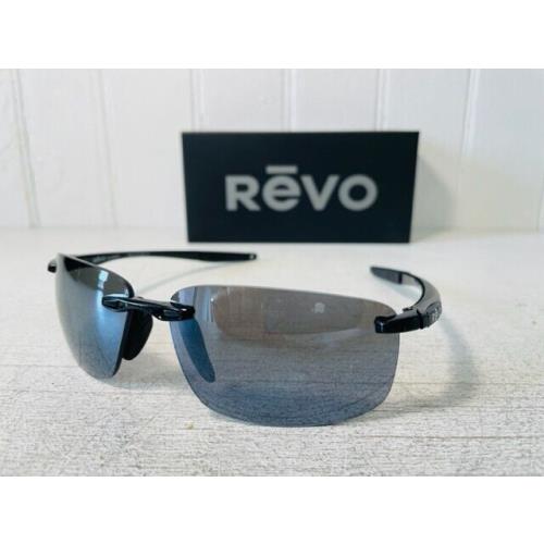 Revo RE4059 01 GY Descend N Shiny Black w/ Graphite Lenses Polarized Suns