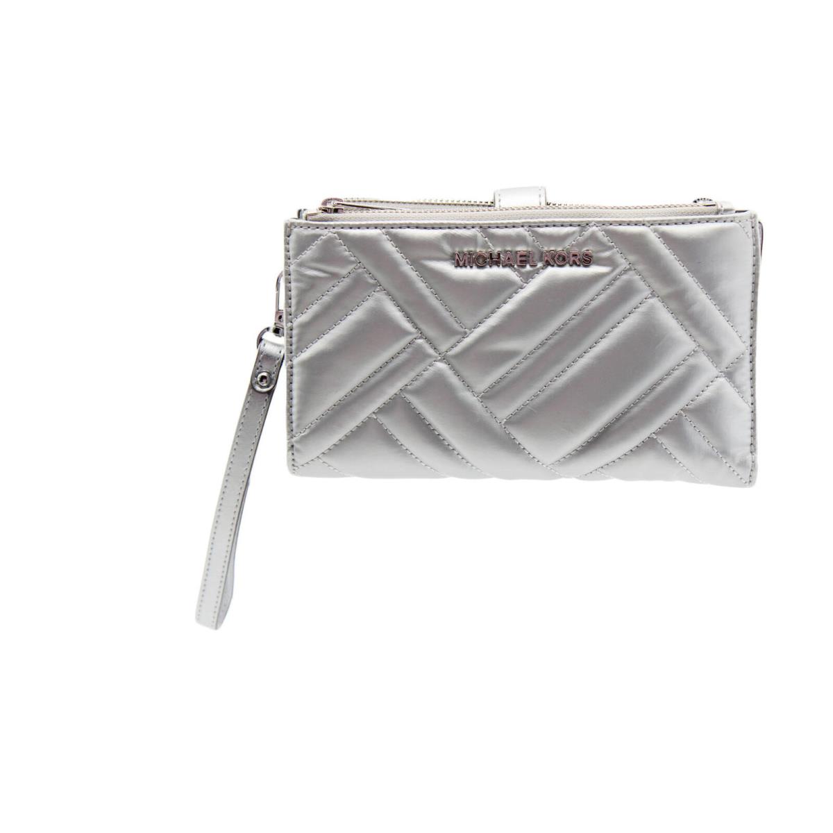 Michael Kors Women`s Peyton Large Double Zip Wristlet