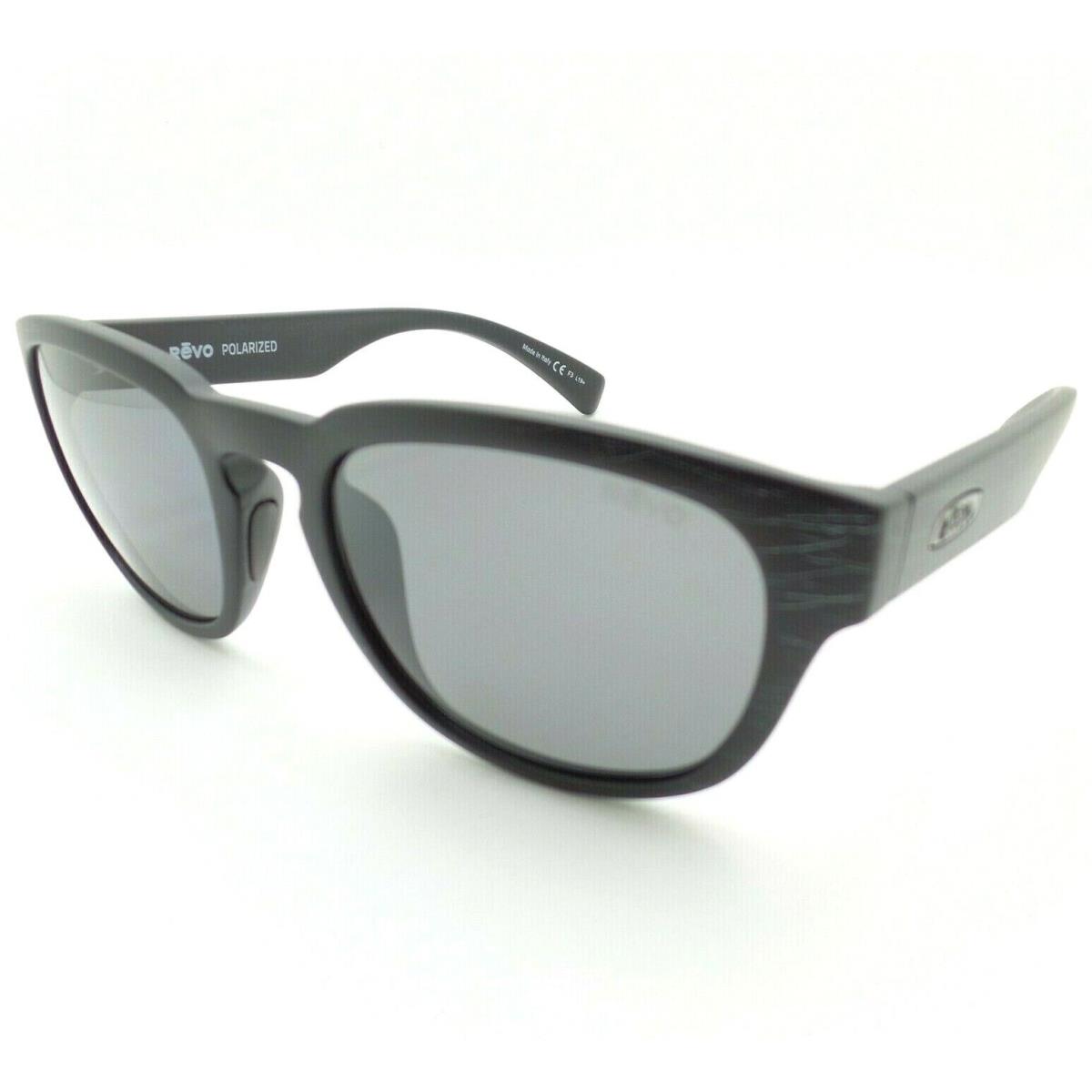 Revo Zinger Matte Black Scratch Graphite Polarized Sunglasses