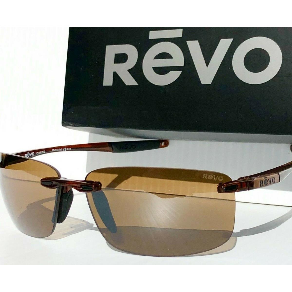 Revo Descend N Brown Crystal Polarized Brown Golf Lens Sunglass 4059 02 BR