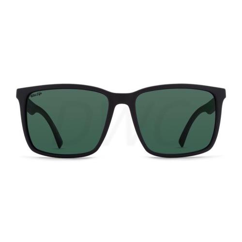 Von Zipper Lesmore Black Satin / Wildlife Vintage Grey Polarized Sunglasses - Frame: Blacks, Lens: Grays