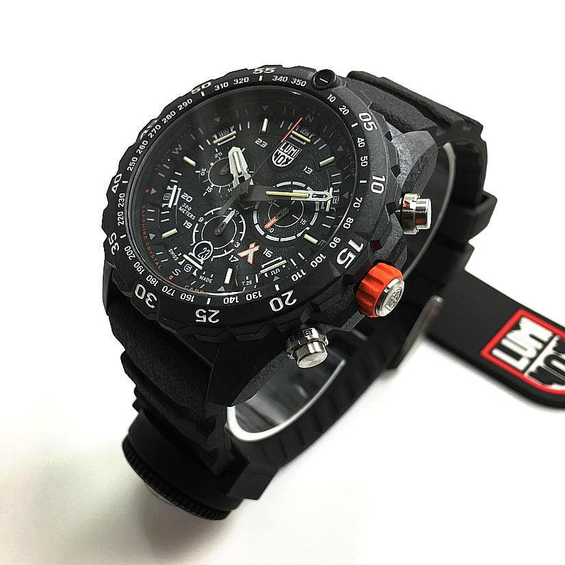 Men`s Luminox Bear Grylls Survival Master Series Chronograph Watch XB.3741 - Band: Black